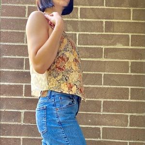 Tan Vintage Style Vest